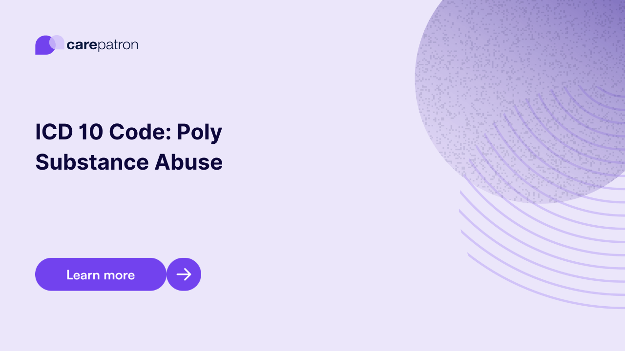 Poly Substance Abuse ICD10CM Codes 2023